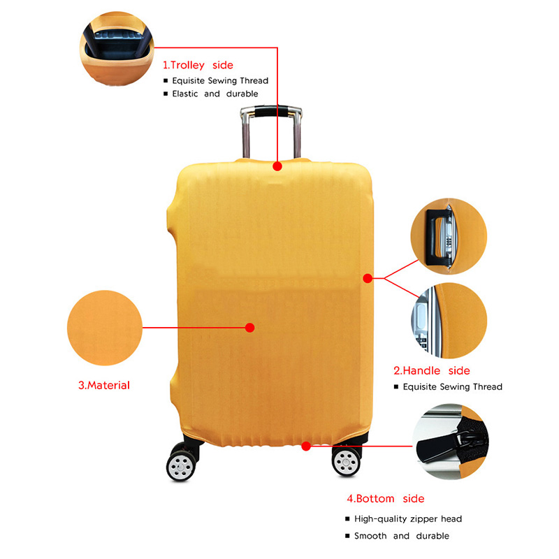 Travel Thicken Luggage Protective Cover Elasticity Dust cover For 18-32 inch Suitcase Case Travel accessories