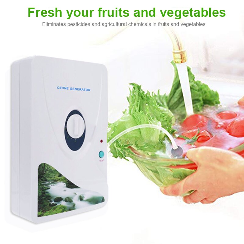 Portable Ozone Generator Air Purifier Multipurpose Ozone Machine Ozonator Ionizer Home Sterilizer with Timer for Water Food Home