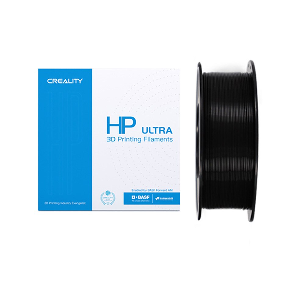 CREALITY Official 3D Printer Filament HP ULTRA PLA Filament 1.75mm 1KG Neat Winding Thiness While Toughness All FDM 3D Printers: Black