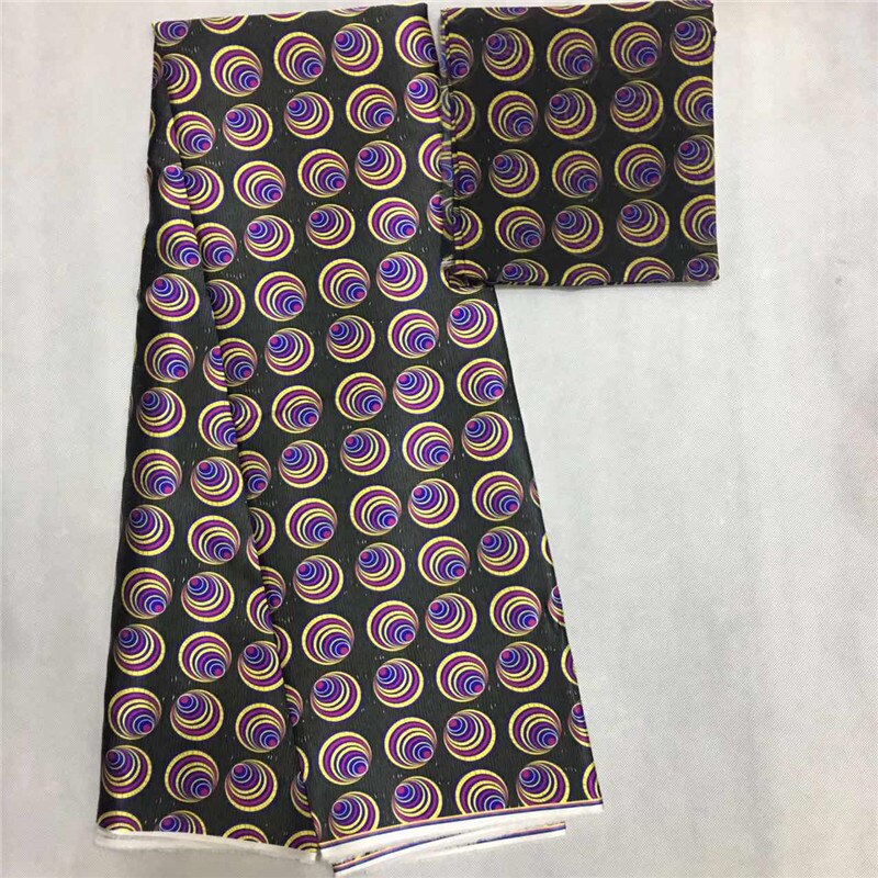 Digital Printed Satin Fabric African Ankara Wax Prints Pattern Nigerian Satin Fabric For Sewing Party Dress
