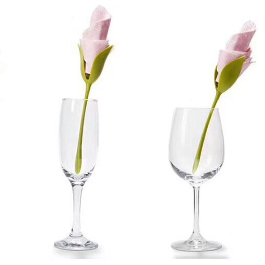Servetthållare bladbord dekor servetthållare diy blomma gren servitthållare bröllopsfest café hotell servettdekor