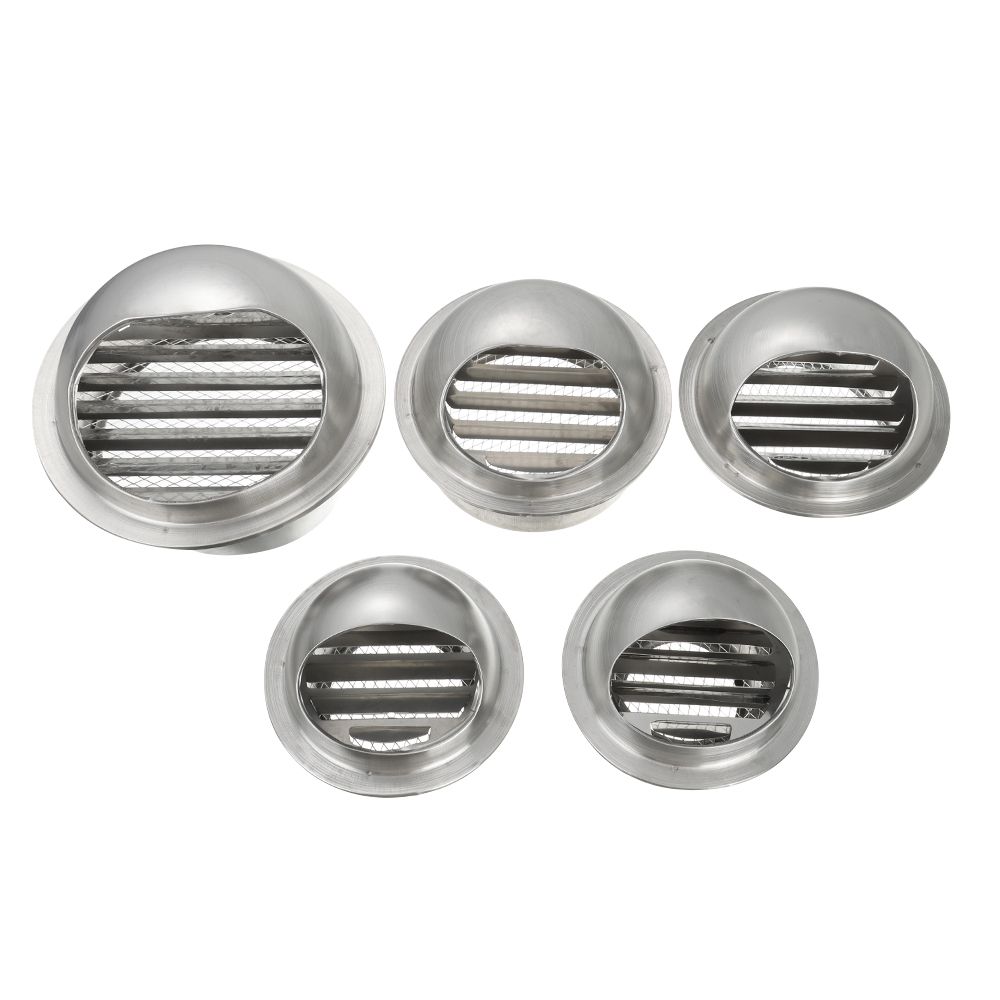 And Rat Round Air Circulation Exterior Wall Air Vent Ducting Ventilation Grilles Vents Waterproof Cap Vent Outlet Cover