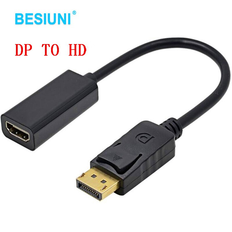 3 In 1 Displayport Dp Naar Hdmi-Compatibel Dvi Vga Adapter Kabel 1080P Converter Connector Voor Pc Projector laptop Hdtv: DP to hdmi