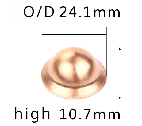 1/4" 3/8" 1/2" 5/8" 3/4" 7/8" Inch Flare End Cap Open seal Washer For Air Coniditoner Fitting: PURPLE / DN32