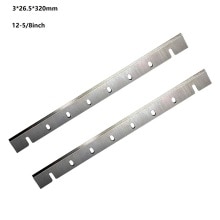 2pcs 12-5/8" HSS Wood Planer Blades Electric Planer Knives For Dewalt DW733 DW7332 Woodworking Planer