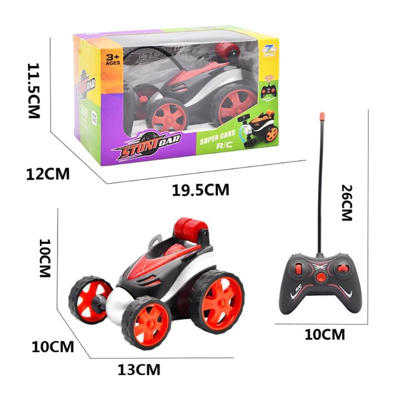 Electric Wireless Remote Control Car Tumbling Stunt Dump Truck Toy ABS Plastic Personality Cool Wireless Birthday