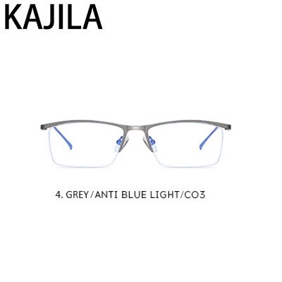 Anti-Blauw Licht Glazen Voor Mannen Half Randloze Oogbescherming Anti-blu Ray Eyewear Man metalen Frames Wholesale5910