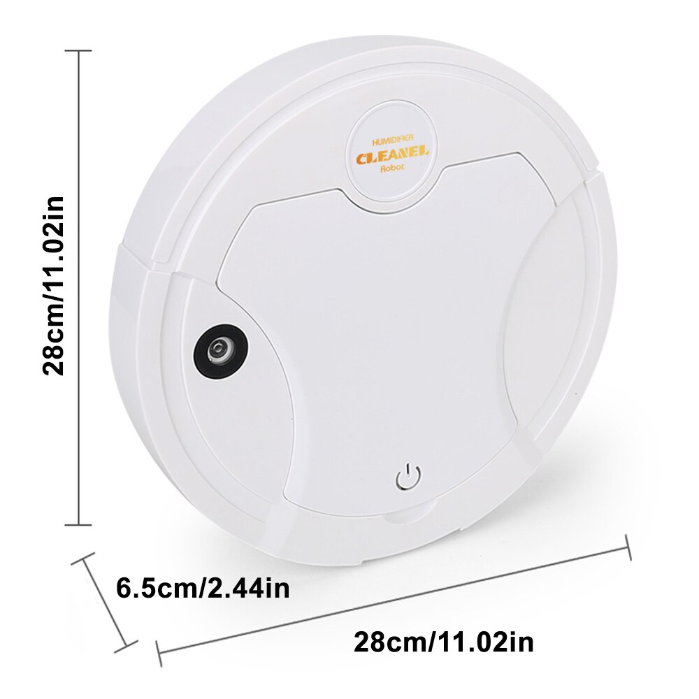 Smart Sweeping Robot 5In1 Sweeping Machine USB Charging with UVC Spray Disinfection Humidifier Home Multifunction Cleaning Tools