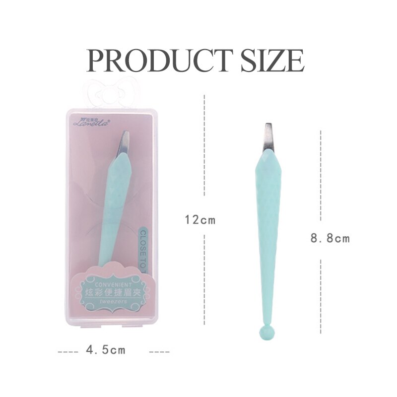 1pcs Eyebrow Tweezers Stainless Steel Pincet Straight Tip Eyebrow Tweezers Face Hair Removal Tools Tweezer