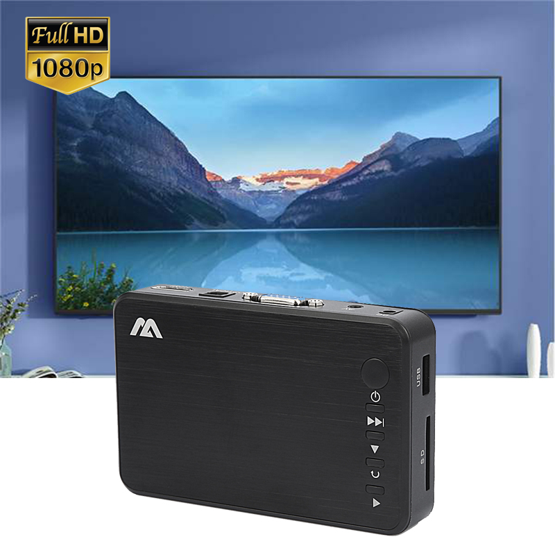 Mini lecteur multimédia Full HD 1080P, USB, disque dur externe HDD, avec SD, U, Support H.264, MKV, RMVB, pour voiture
