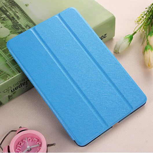 Axd Voor Samsung Galaxy Tab S3 9.7 SM-T820 T825 Case Cover Smart Pu Leather Folding Stand Fundas Met Auto Sleep/Wake Up: Blue