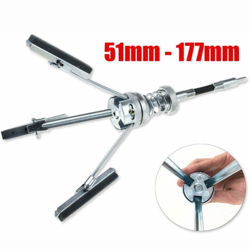 1pc bil brems sylinder 51mm - 177mm lang hone 3 ben honing motor verktøy flex shaft kjøretøy bil motor motor bremse sylinder boring