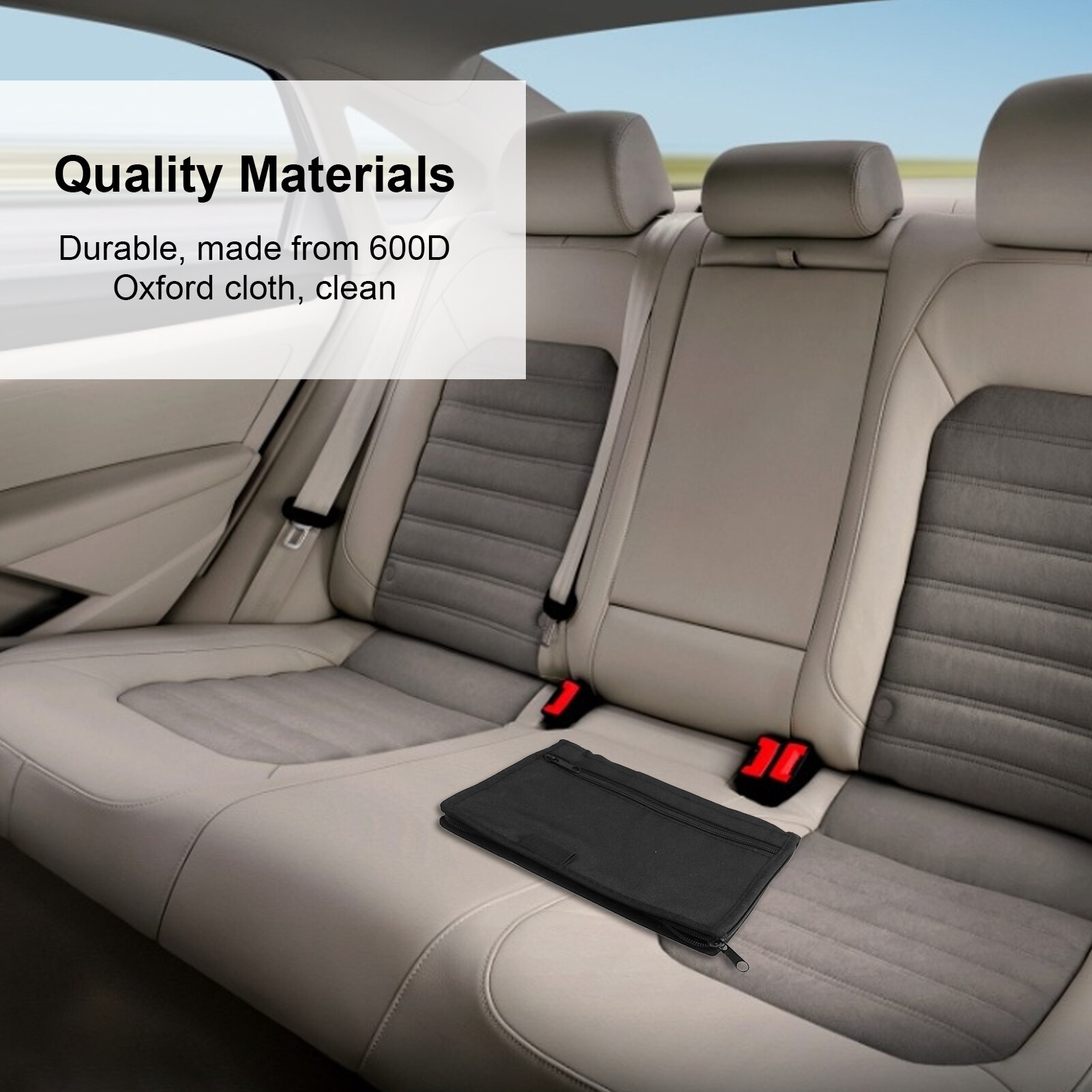 Car Glove Box Storage Organizer Manuals Documents Storage Holder Multi Pockets Storage Folder Durable Glove Box Organizer