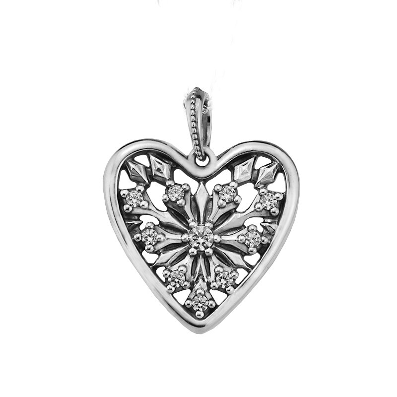 100% 925 Sterling Silver Classic Fairy Crystal Shoes Charm Pendant Bracelet DIY Accessories Pendant: 2167