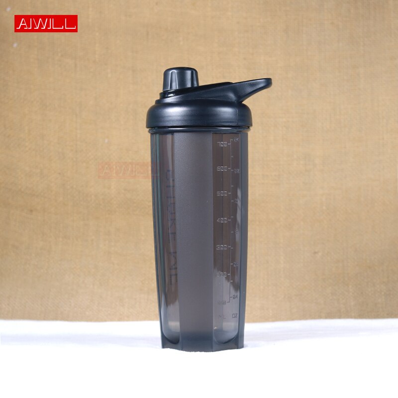 AIWILL Shaker Sports Water Bottles Drink Camping Tour My Bottle for Water 700ml Plastic Drinkware BPA Free
