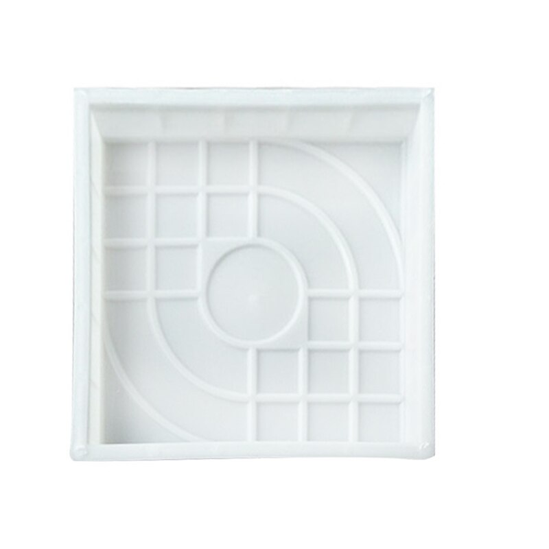 Diy padmaker betonmal bestrating plastic pad bestrating cementsteen de stenen weg bestrating mallen gereedschap voor tuindecoratie: 3