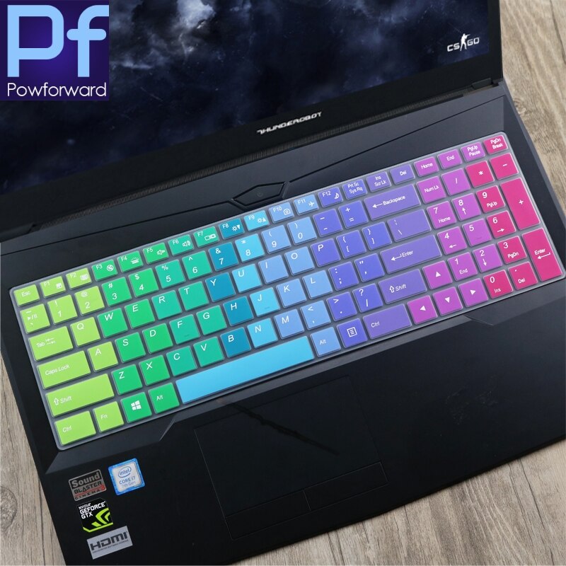 Silicone Laptop Keyboard Cover - Ultra-thin, Waterproof, Dustproof Skin for Gigabyte AORUS 5 Gaming Notebook 15-15.6 inch