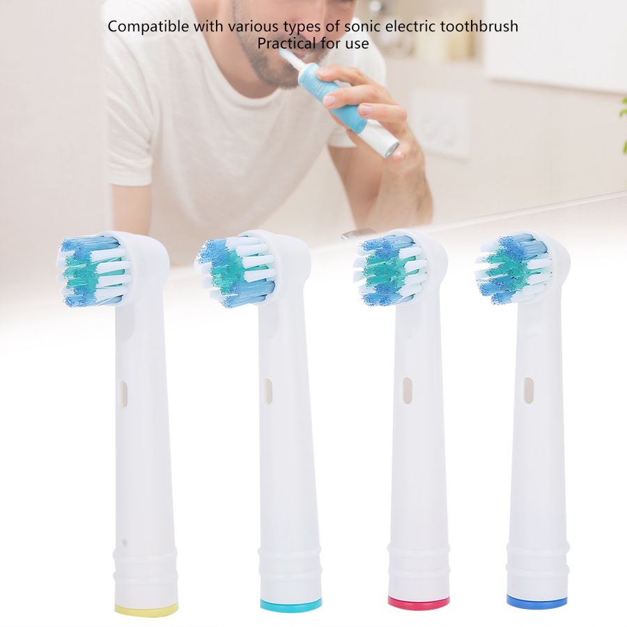 4 kpl sähköhammasharjan pään puhdistus sonic-hammasharjan vaihtopään lisävaruste oral-b-suunhoidon hampaiden valkaisutyökaluun