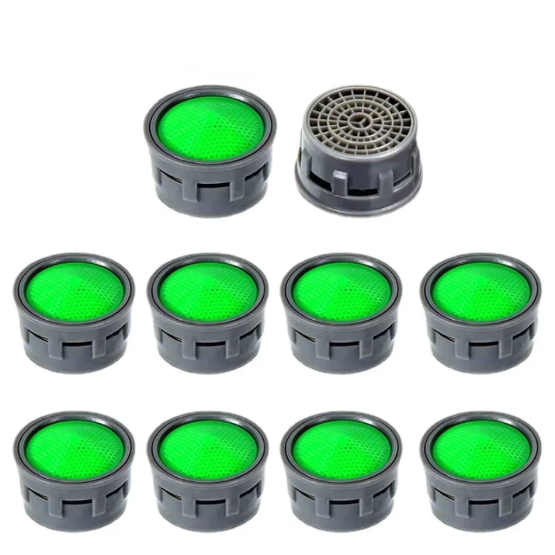 10 Stück Waschbecken-Wasserhahn-Filter, Wasserhahn-Kunststoffeinsatz, Ersatzdüsenfilter – Ersatzteile für Wasserhahn-Durchflussbegrenzer