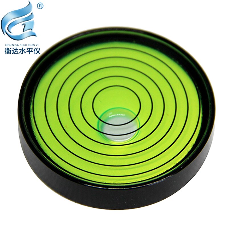 Round Spirit Levels Crane horizontal bubble Level Measuring Instrument Size 50*10mm 1 order: white