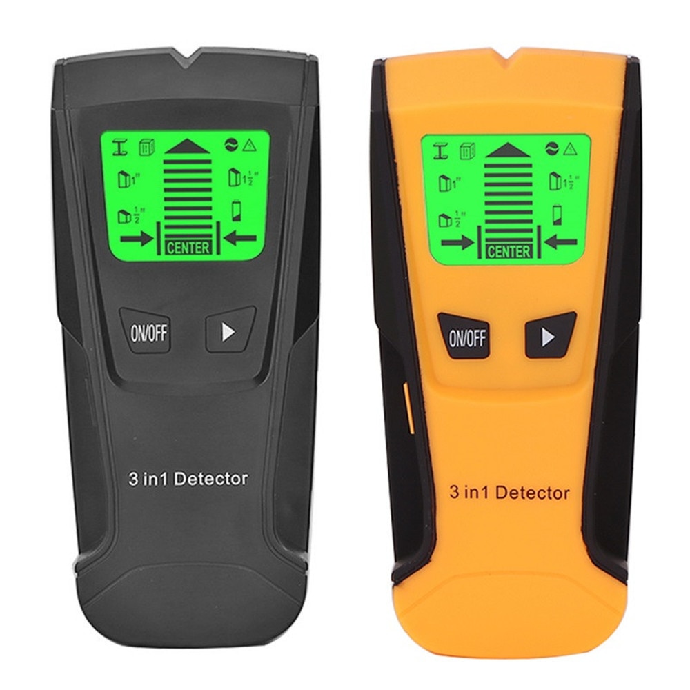 3 en 1 Détecteur De Métaux Trouver Métal Bois Goujons AC Tension Fil Détecter Scanner Mural Électrique Boîte Finder Détecteur De Mur