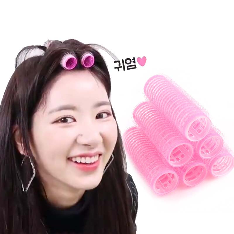 2 sztuk 10cm długość powietrze grzywka wijący się wałek stylizacja włosów wijący się DIY użytku domowego fryzjerstwo wałek narzędzie robić układania włosów