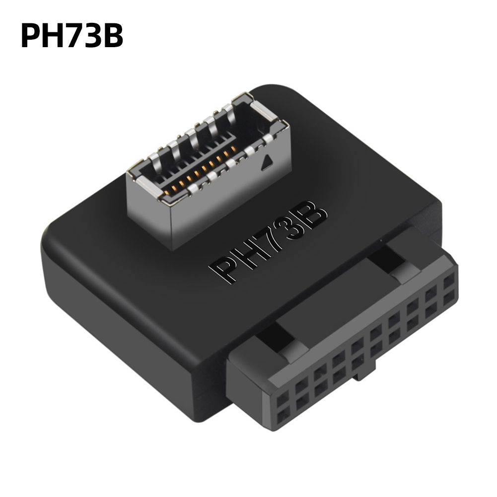 Usb 3.0 till 19/20p -e-adapter intern vertikal frontpaneladapter typ-c-insatsportkonverterare kontakt för datormoderkort