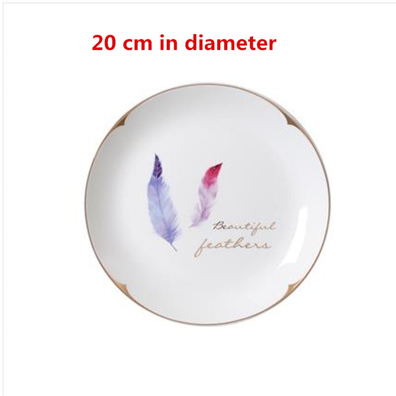 American country ceramic plate pendant, home restaurant, bar and hotel wall decoration crafts, animal pattern artwork