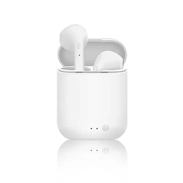 Écouteurs sans fil Bluetooth i12 TWS, oreillettes stéréo, suppression du bruit, casque d'écoute étanche pour sport et musique: WHITE