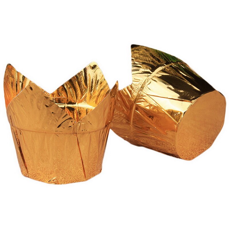 Tulip Cupcake Paper Cupcake Liners Quick Release Muffin Cups for Baking Paper Cake Cups Proveided Tulip Shape Cupcake Tools: 14