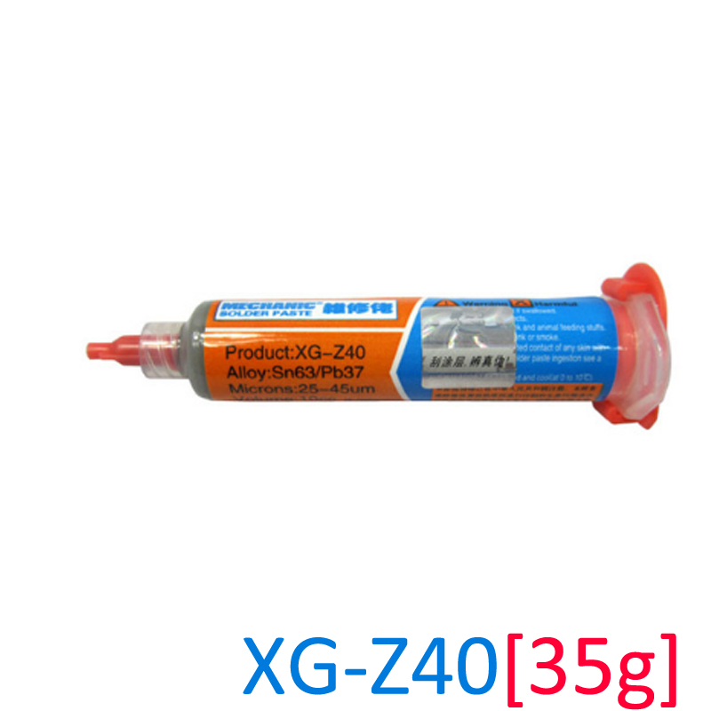 Flux de soudure mécanique XG-Z40 XG-50, pâte à souder, XG80 XG-250SMD SMT Sn63
