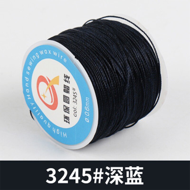 0.6mm tondo filo cerato filo di cera filo di cucitura filo per artigianato in pelle filo da cucito gioielli fai da te tariffa hilos para coser: Colore rosa