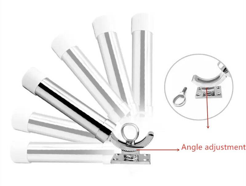 Marine Stainless Steel Removable Fishing Rod Holder Adjustable boat accessories