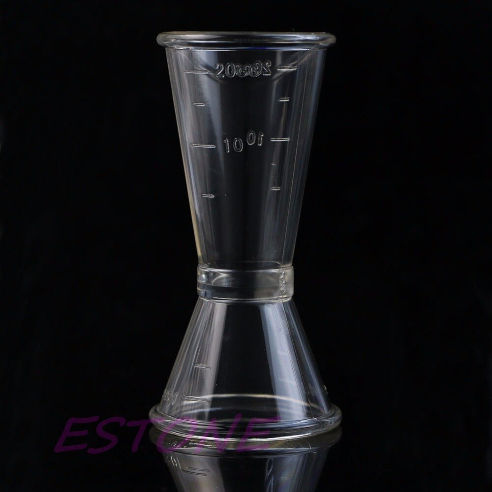 S/L Jigger simple doble disparo cóctel vino Sht bebida medida Copa Bar