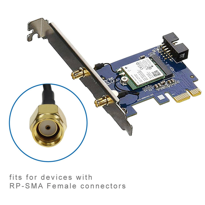 9 dbi rp-sma 2.4 ghz 5 ghz high gain wifi-routerantenn för trådlös ip-kamera