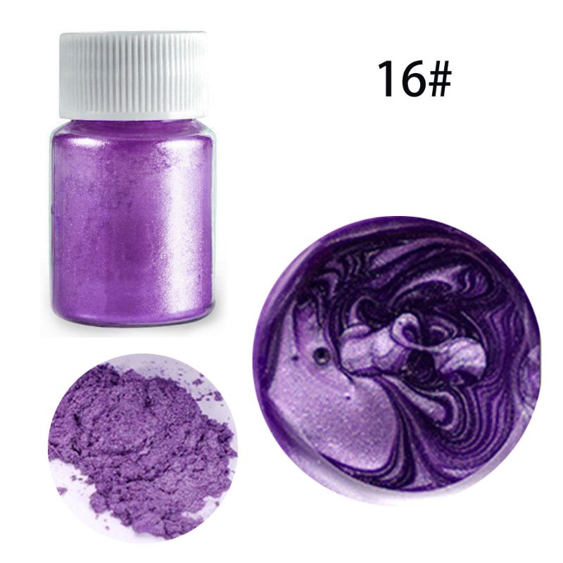 21 Colors Aurora Resin Mica Pearlescent Pigments Colorants Epoxy Resin Jewelry Making: 16