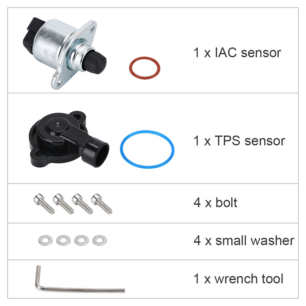 Tps Throttle Body Posistion Sensor En Iac Sensoren 4.8 - 5.3 - 6.0 Voor LS1 LS6 trans Am Camaro