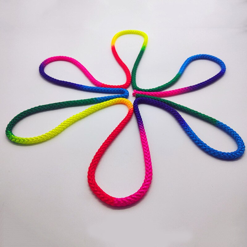 Farbe Rhythmische Gymnastik Seil Feine Farbe Gymnastik Seil Feine Gymnastik Requisiten Bunte Gymnastik Sieben-farbe tanzen Fitness
