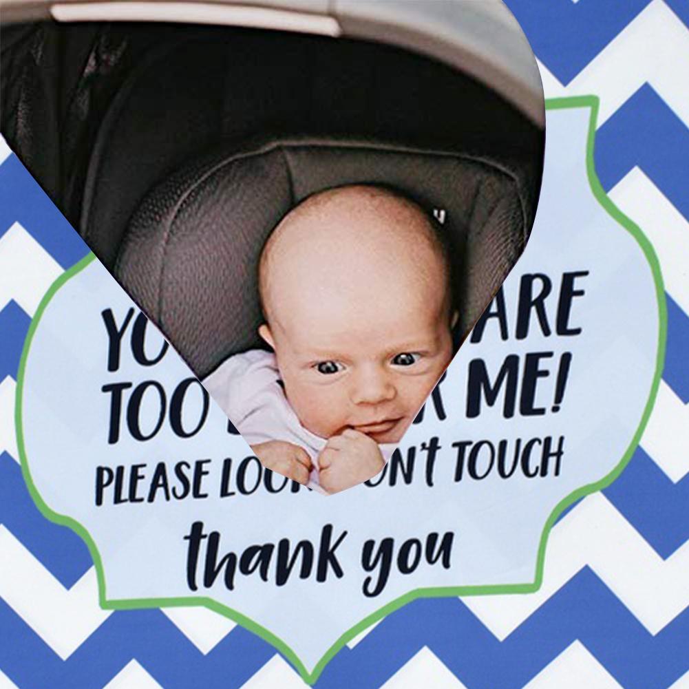 Baby Car Seat Cover with Safety Warning No Touchin... Grandado