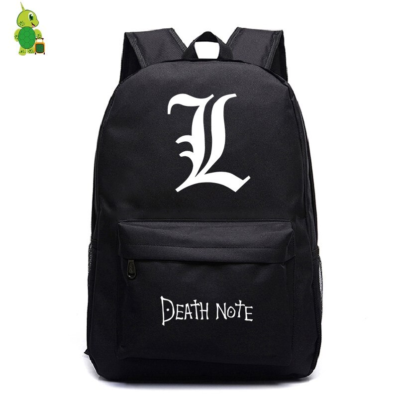 Death Note-mochila informal para ordenador portátil, morral escolar para adolescentes, niñas y niños, bolsos de hombro de viaje a la , bolsas de libros para niños