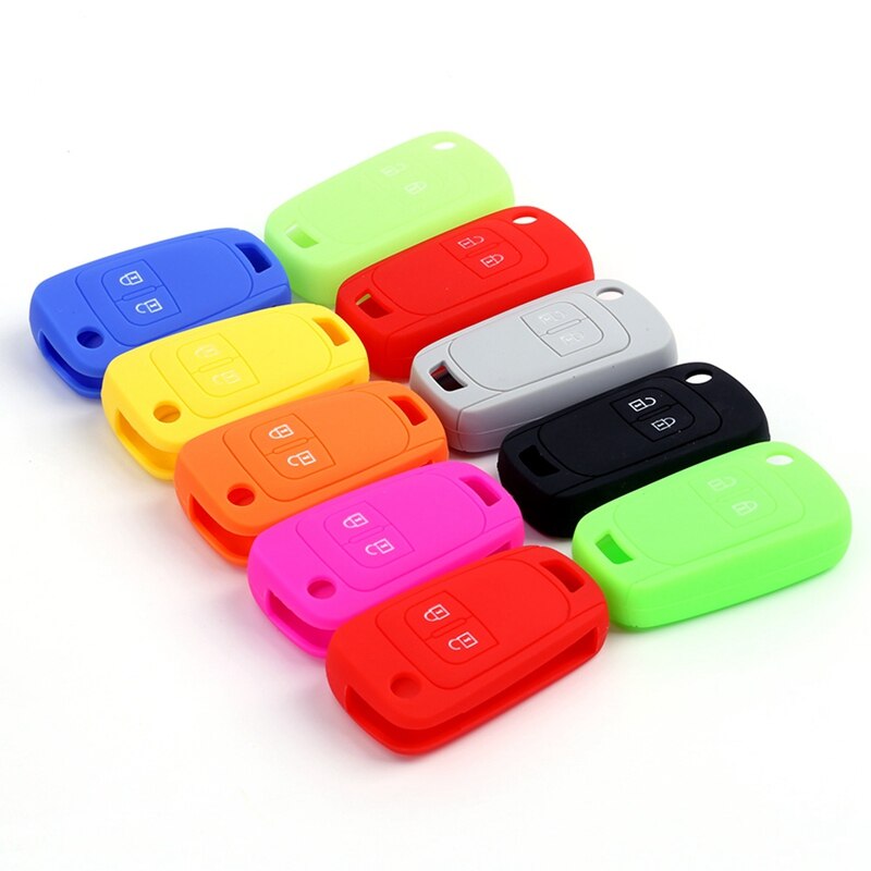2 Button Silicone Car Remote Key Fob Shell Cover Case For Opel D Zafira C Mokka Insignia Adam