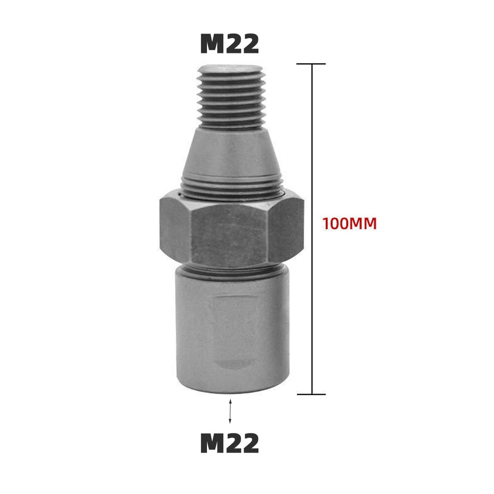 Length 160/200/230/250/300/400/500mm 1Pc Diamond Core Bit Extension For M22 Thread Extension Rod For Diamond Drill: ANTI LOCK