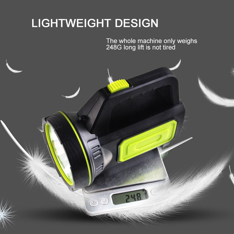 LED Rechargeable Work Light Hand Torch Waterproof Lantern Flashlight Candle Security Spotlight Lamp Camping Lantern