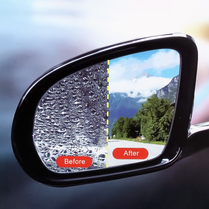 Bil bakspejl beskyttende film auto tilbehør klar anti-tåge vandtæt regn kæledyr til leopaard  cs9/ cs10 vinduesfilm