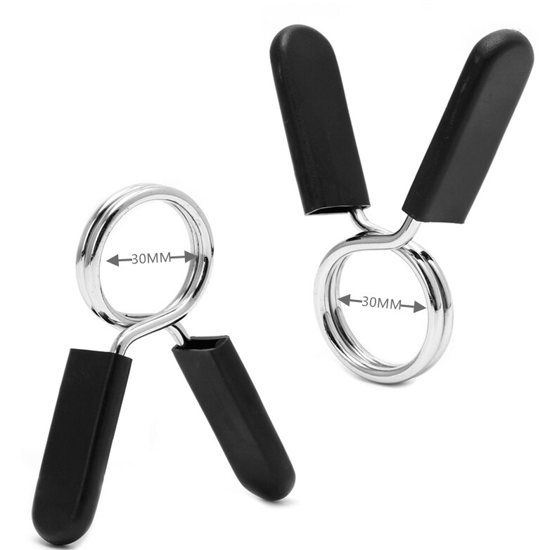 1 Pair Spinlock Collars Barbell Collar Lock Dumbell Clips Clamp Weight Lifting Bar Gym Dumbbell Fitness Body Building 25/28mm: YD16-30mm-2PCS