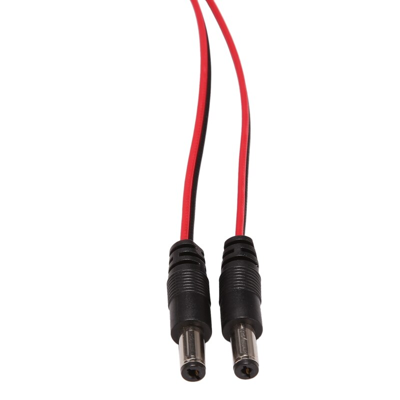 50CM 6-Pin Male To DC 12V Cable DC Cable Black+Red