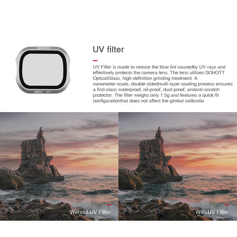 Lens Filter for DJI MAVIC 2 PRO Camera Filter UV CPL ND Filter Set ND16 ND32 ND4 ND8 ND-PL Set Drone Accessories