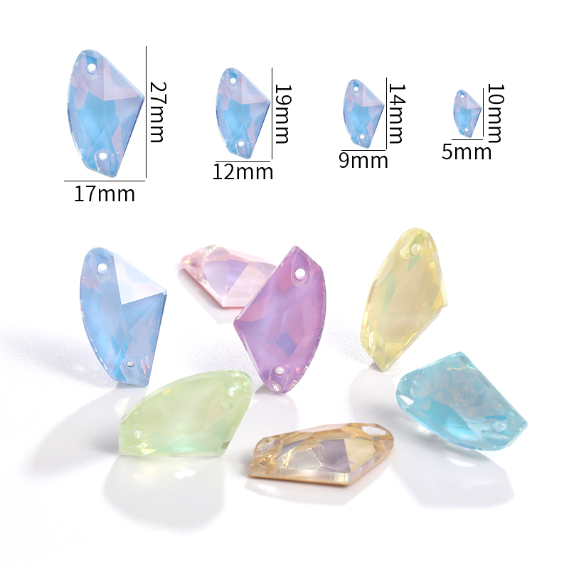 Strass Galactique en Verre à Dos pio, Bricolage, Couture, Charbon, Décoration, Citroperles pour Robe de Mariée, Strass, Pierre, Bijoux de Direction