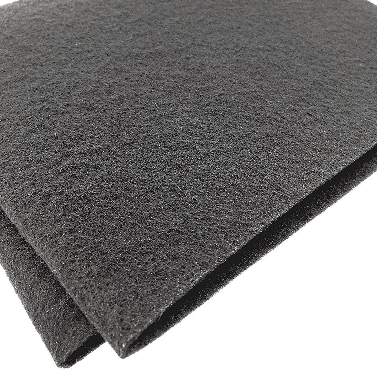 5pcs Black Cooker Hood Extractor Activated Carbon Filter Cotton For Smoke Exhaust Ventilator Home Kitchen Range Hood Parts