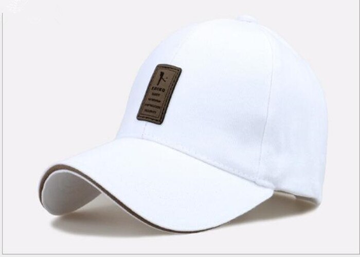 10- kleurige herenpet, zomerreispet, herfststijl, outdoorvisklep.: Wit